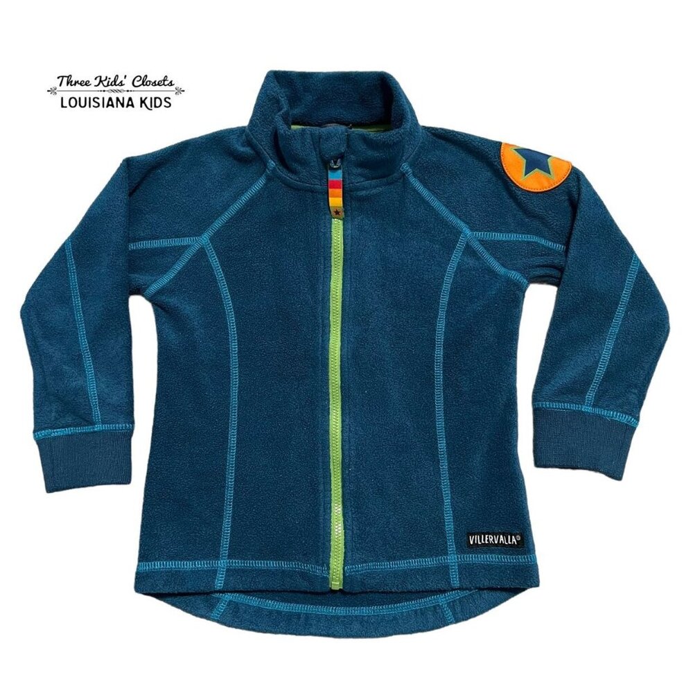 Villervalla Sz 98 (3) Marine Blue Fleece Jacket
